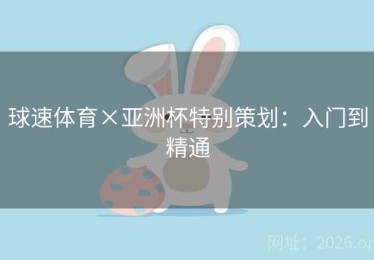 球速体育×亚洲杯特别策划：入门到精通
