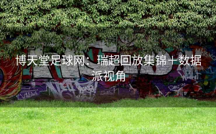 博天堂足球网：瑞超回放集锦＋数据派视角