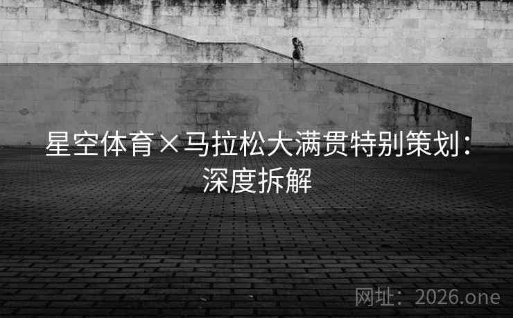 星空体育×马拉松大满贯特别策划:深度拆解 星空体育×马拉松大满贯特别策划:深度拆解